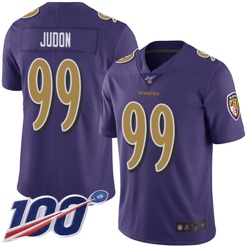 Baltimore Ravens Limited Purple Men Matt Judon Jersey NFL Football #99 100th Season Rush Vapor Untouchable